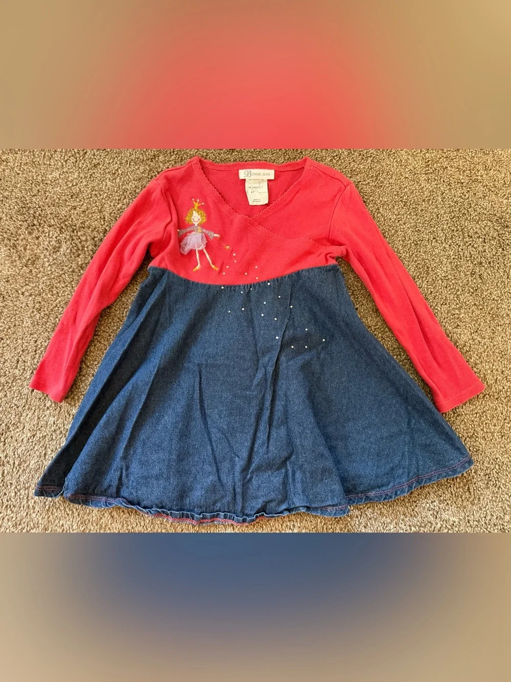 Pastourelle by Pippa and Julie Jordache Dress Overall Jumpsuit Lot Girls 4T 5T